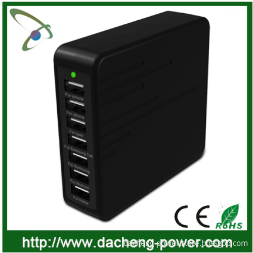 45W 5V 9A umulti-nation travel adapter with usb charger 7 port usb wall charger 10 in 1 universal usb multi charger cable